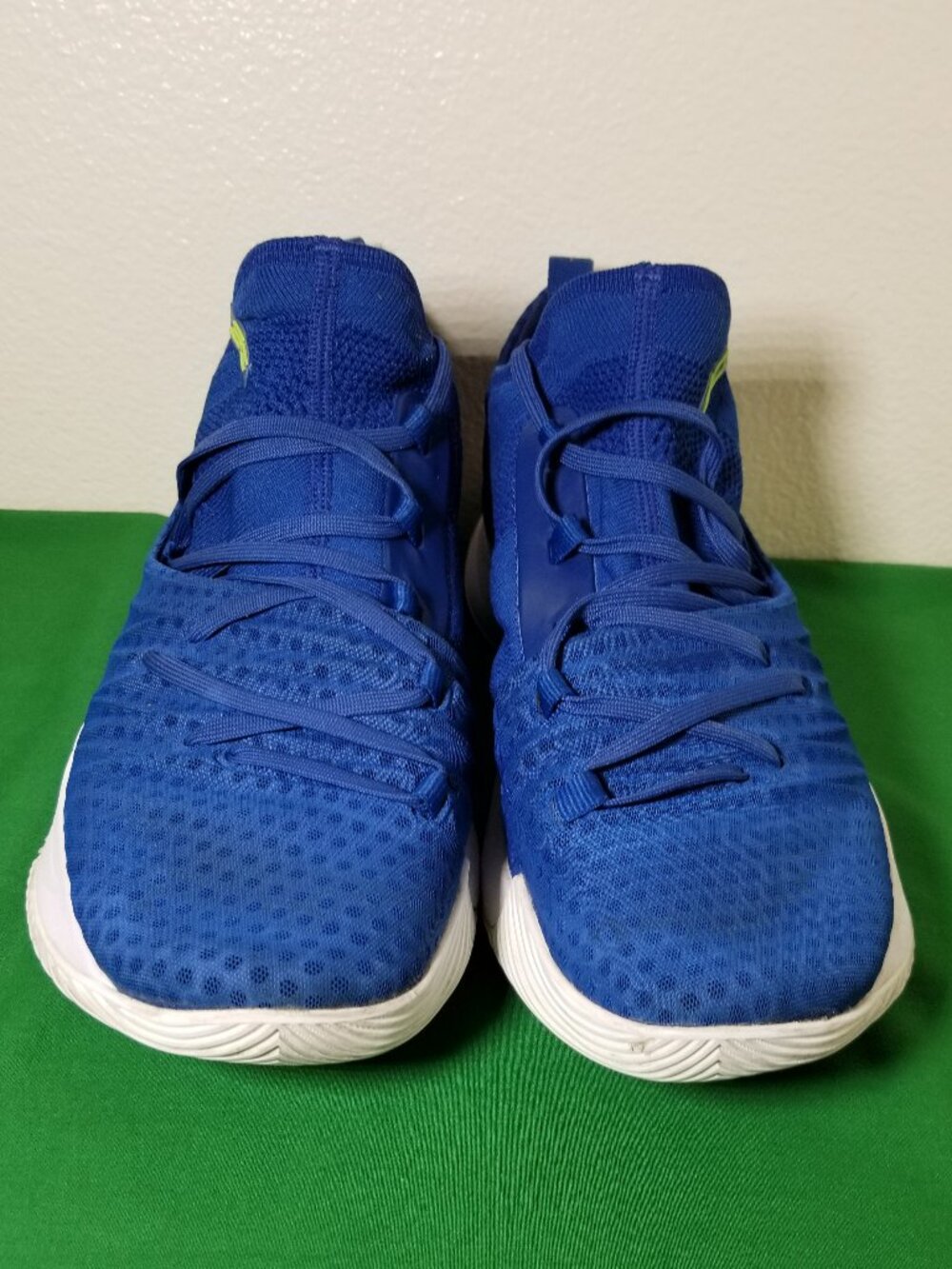 Under Armour Curry 5 Low Sneakers Moroccan Blue‎ Men Size 9 Dub City Chef Curry
